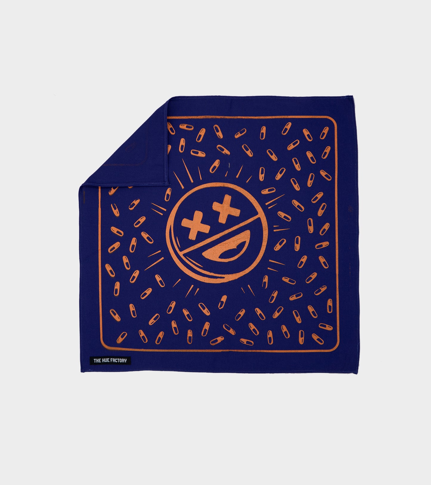 The Hue Hankie XL- Happy Pills Purple Orange (B Grade*)