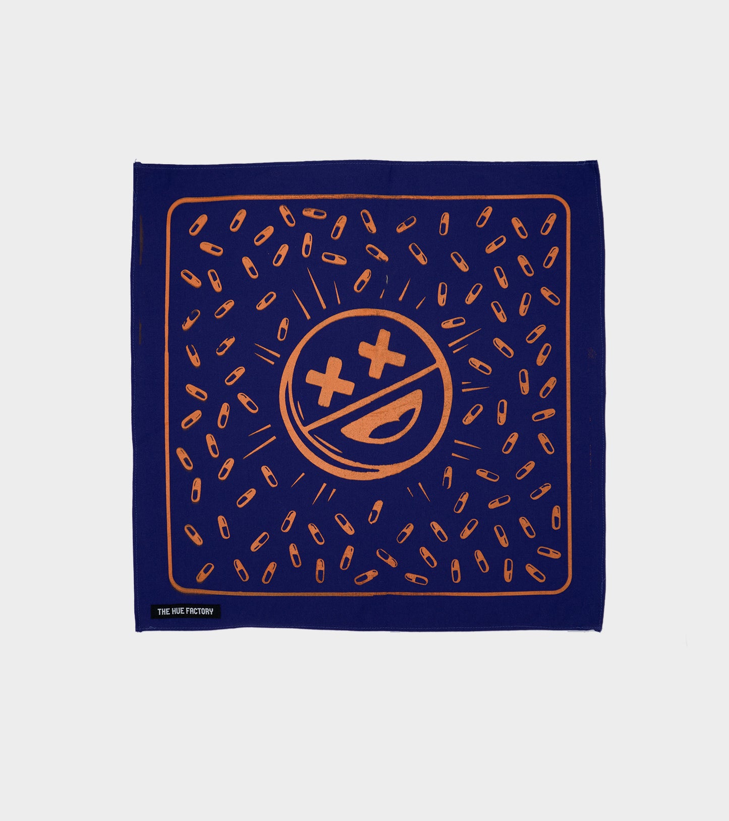 The Hue Hankie XL- Happy Pills Purple Orange (B Grade*)