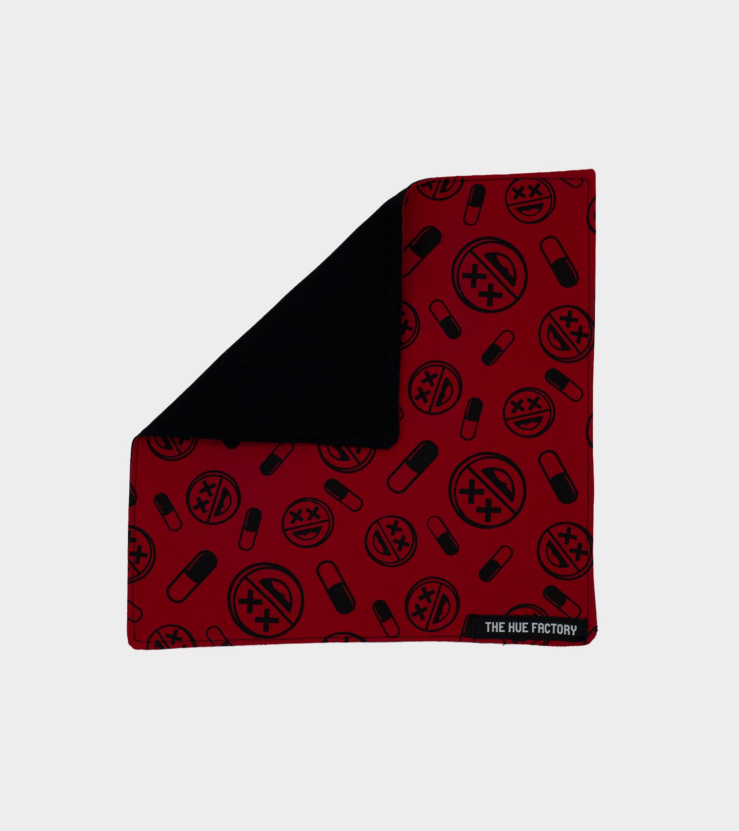 The Hue Hankie - Happy Pills Red (B Grade*)