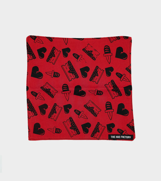 The Hue Hankie - Razor Blades & Broken Hearts (B Grade*)