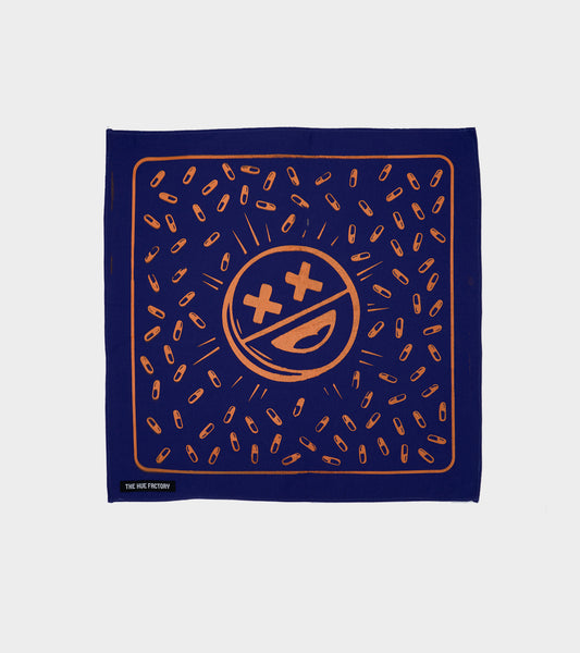 The Hue Hankie XL- Happy Pills Purple Orange (B Grade*)