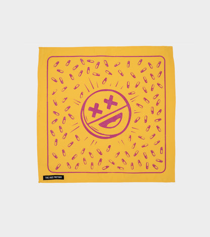 The Hue Hankie XL - Happy Pills Yellow/Pink (B Grade*)