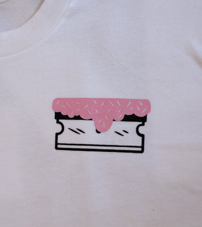 The Tee Shirt - Frosted Razor Blade White (B Grade*)