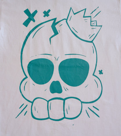 The Tee Shirt - Skull King White/Blue (B Grade*)