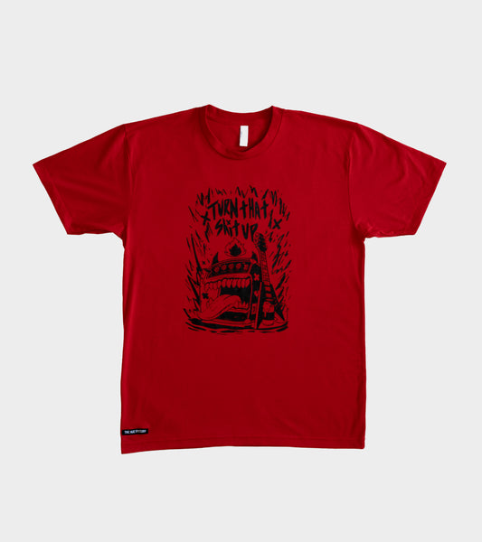 The Tee Shirt - Turn That Shit Up Red (B Grade*)