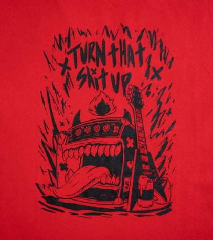 The Tee Shirt - Turn That Shit Up Red (B Grade*)