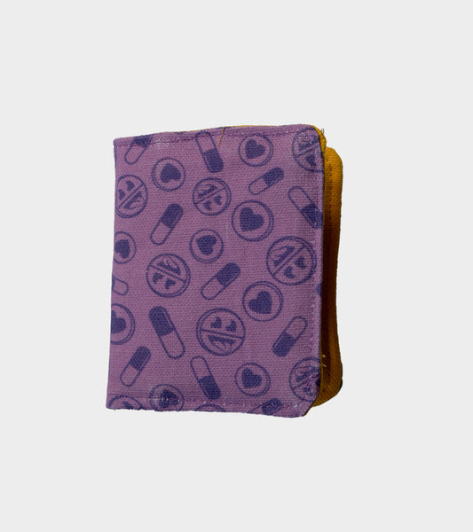 Hippie Wallet - Happy Pills & Yellow